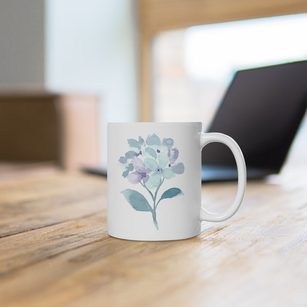 Floral Ceramic Mug - Coffee & Flower Lovers | Free Fashion Spirit