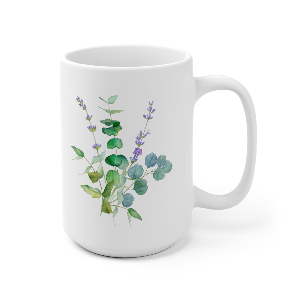 Botanical Ceramic Mug - Tea Lovers Gift | Free Fashion Spirit