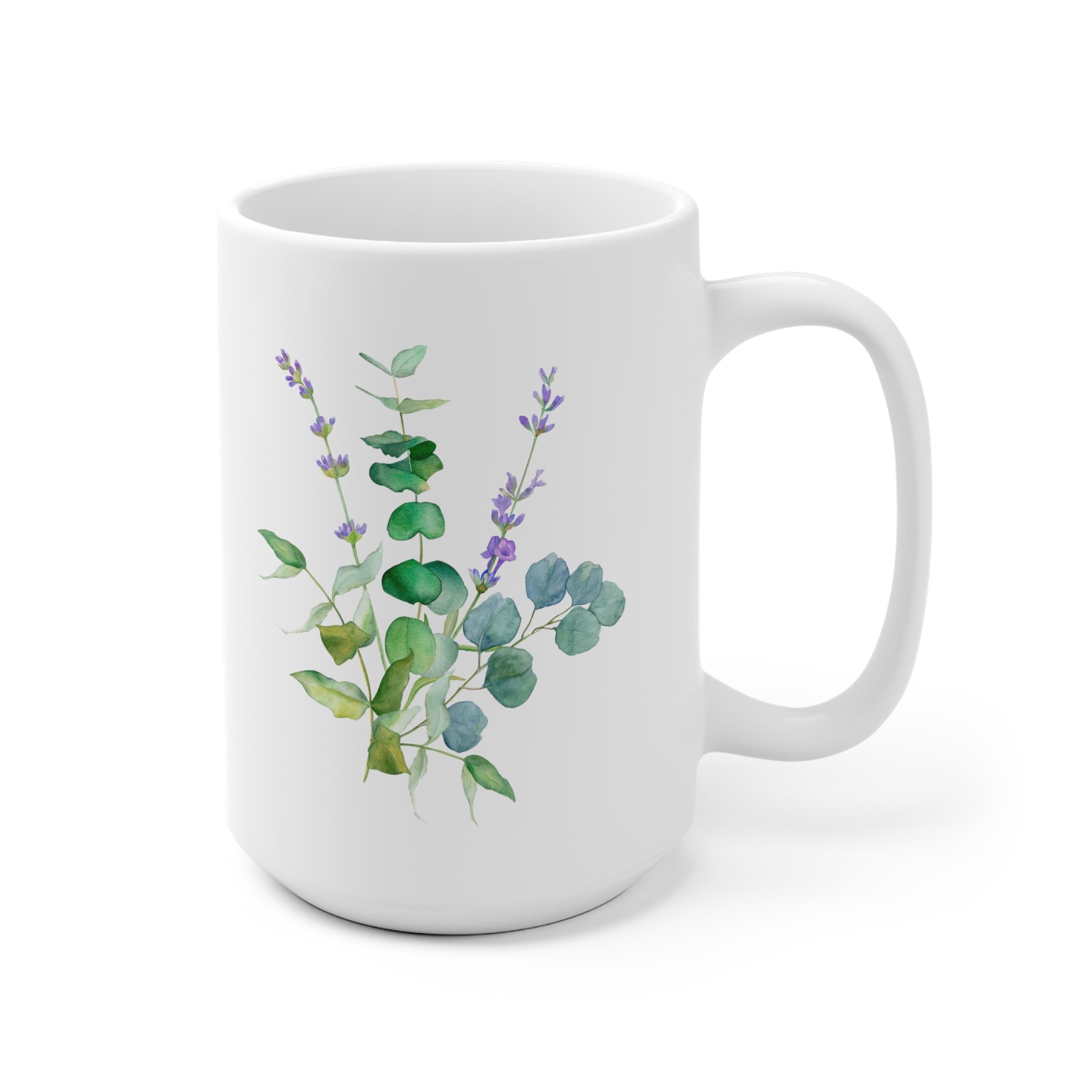 Botanical Ceramic Mug - Tea Lovers Gift | Free Fashion Spirit