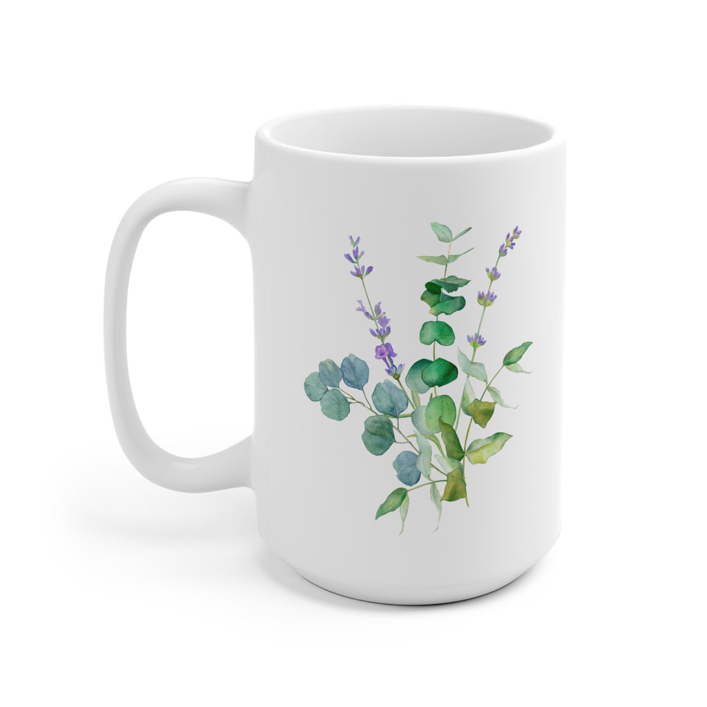Botanical Ceramic Mug - Tea Lovers Gift | Free Fashion Spirit