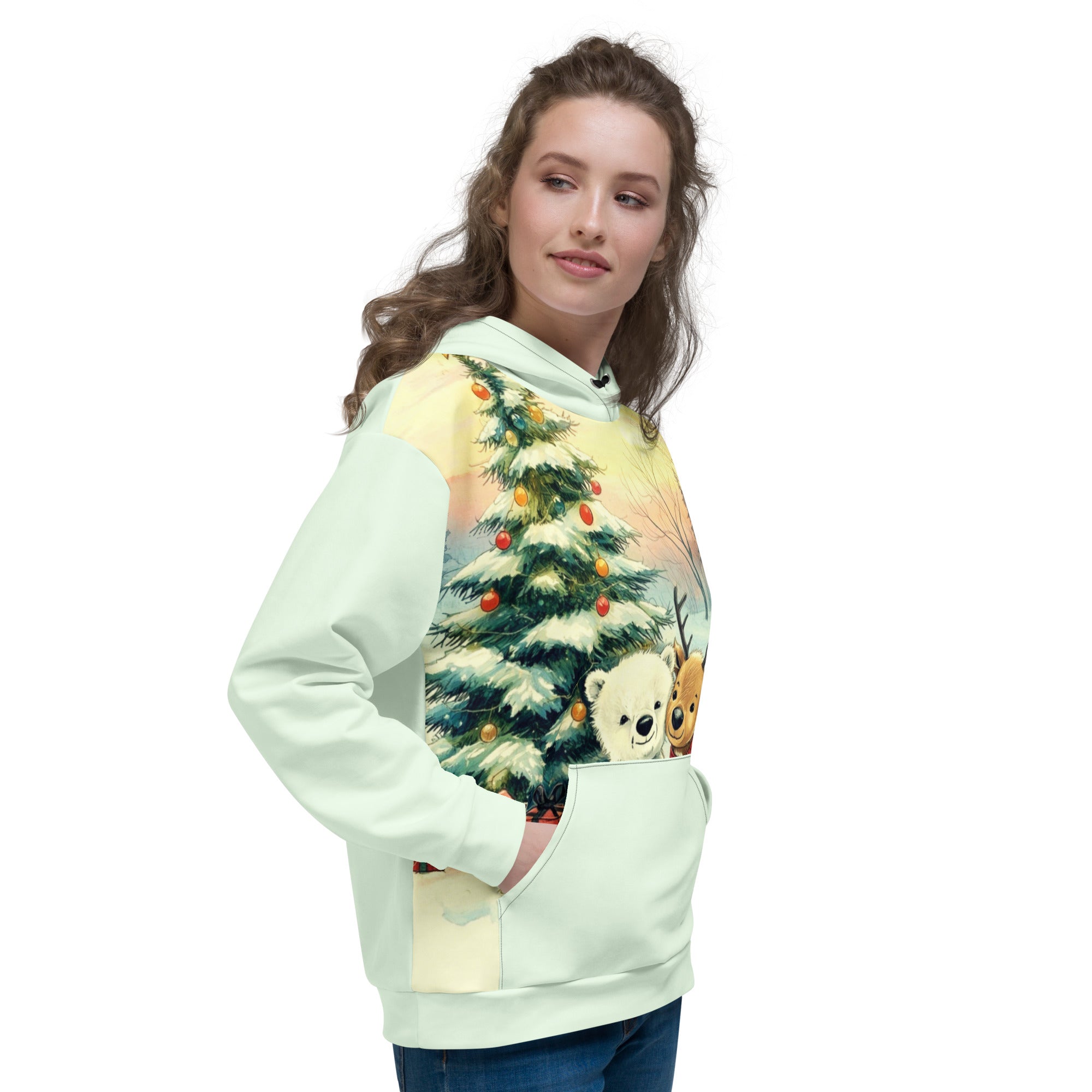 Christmas Hoodie Lifestyle - Festive Cozy Magic
