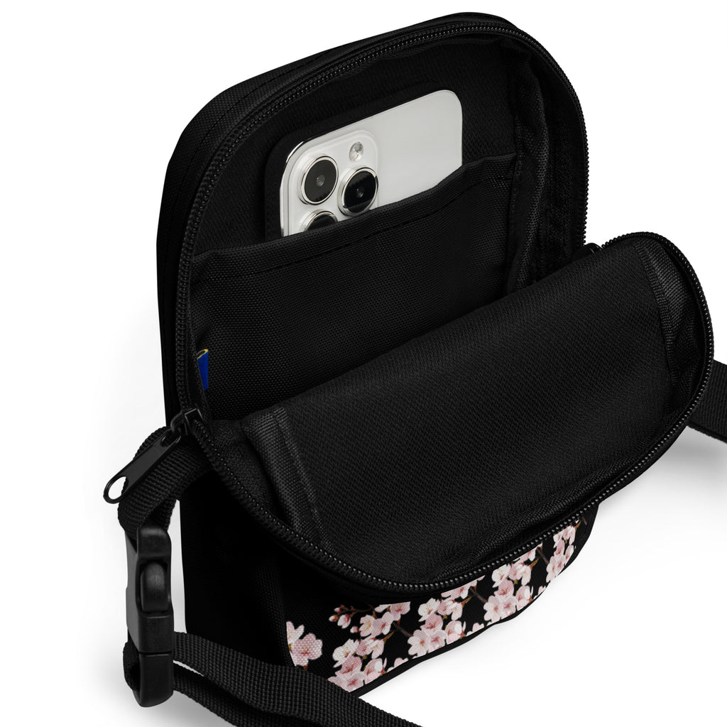 Cherry Blossom Utility Crossbody Bag