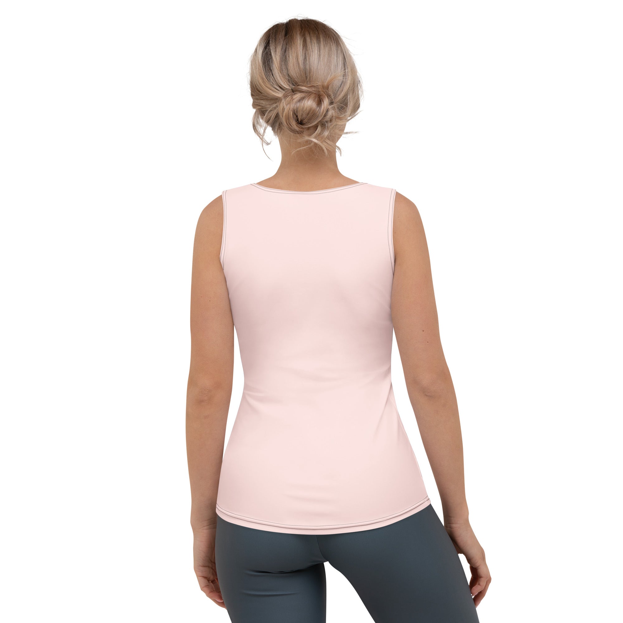  Pink Sublimation Tank Top - Women's Cut & Sew Athletic Top