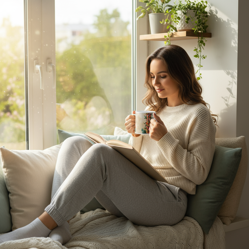 Mug Papillons Colorés | Tasse à café en céramique botanique au motif tropical