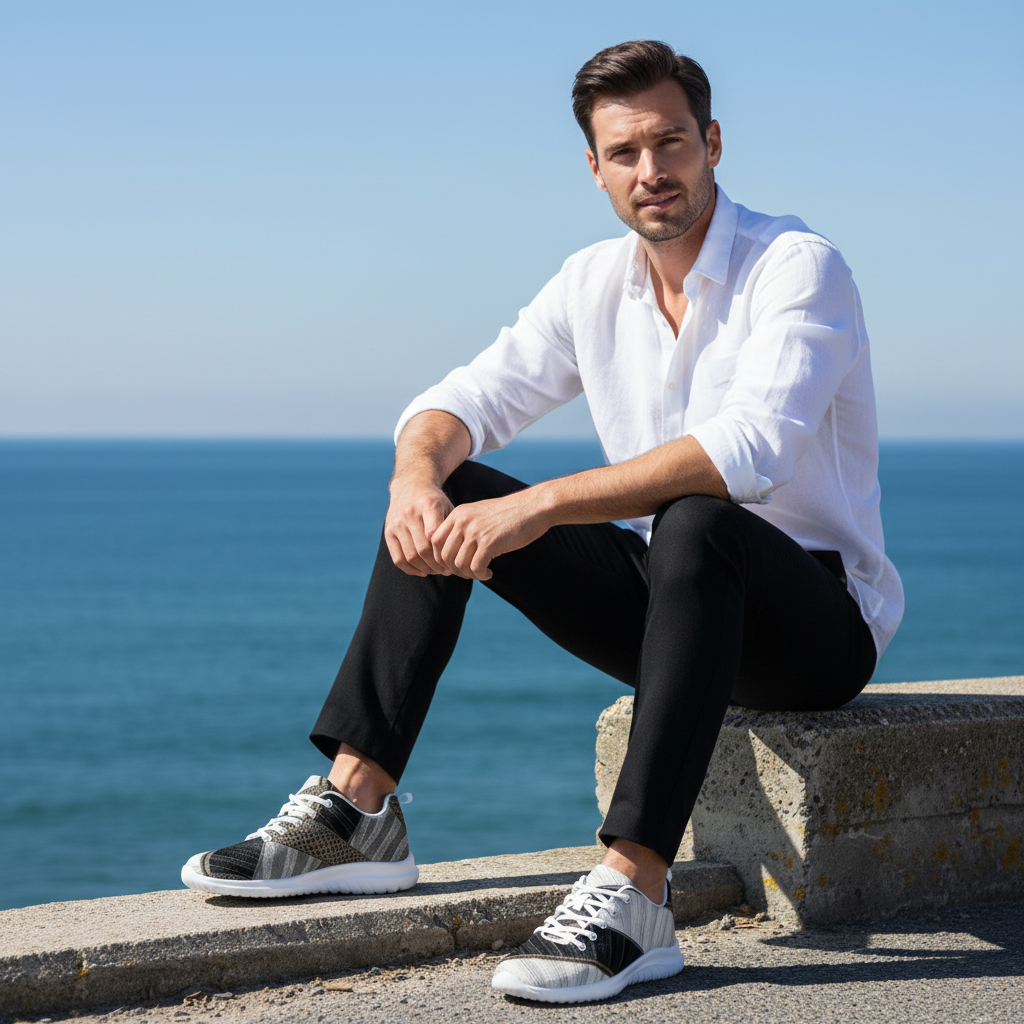 Coastal wall - boty vidět