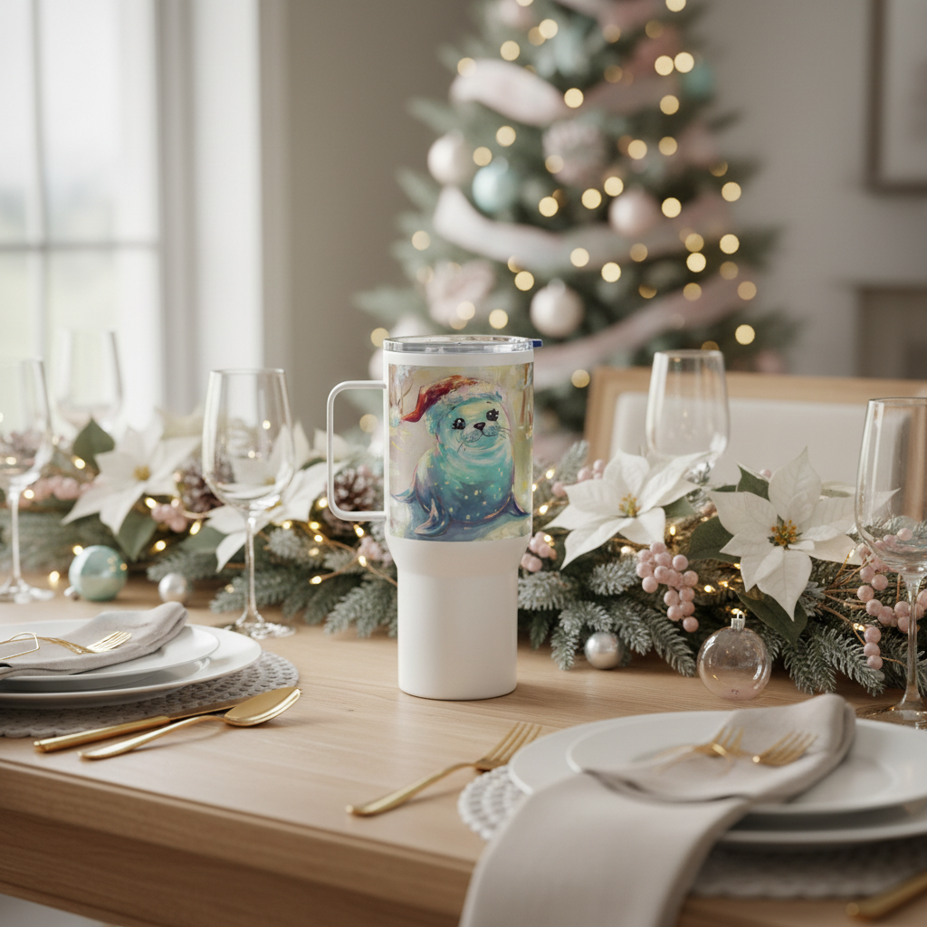 Cute Seal Mug - Christmas Room