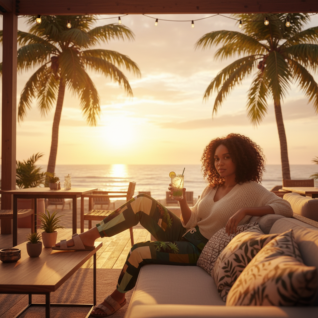 Tropical Adventure Track Pants - Comfortable Outdoor Wear