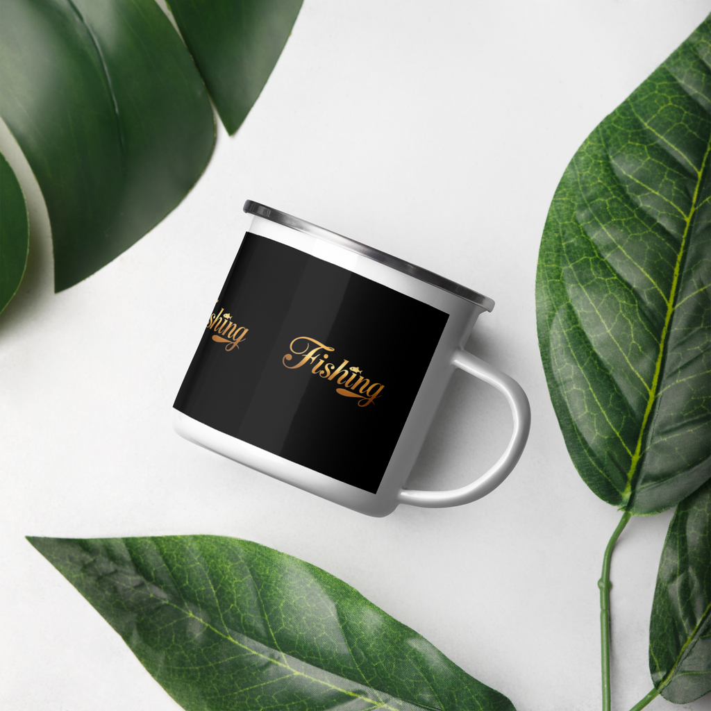  Fishing Enamel Mug