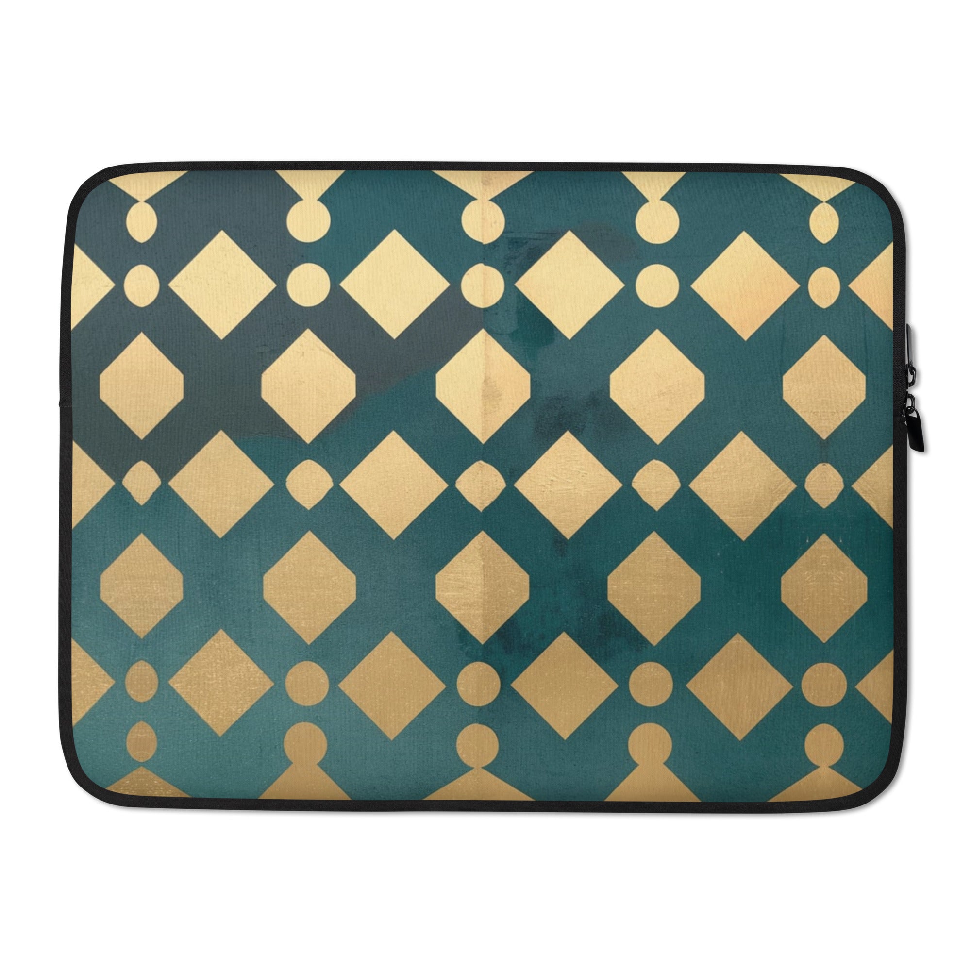 Green and Gold Laptop Sleeve