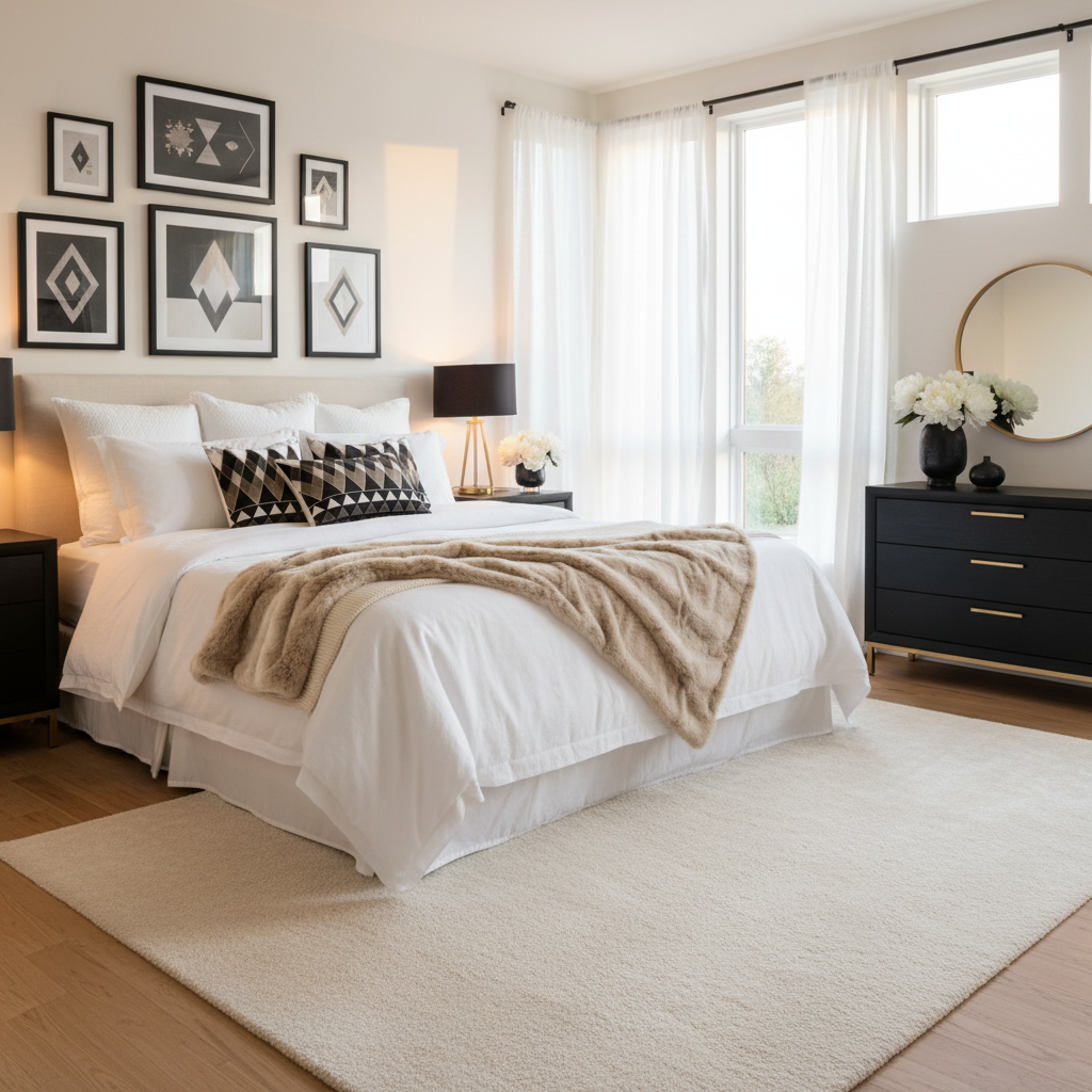 Luxurious master bedroom