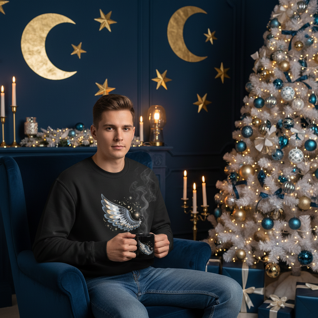 Sweat-shirt unisexe Night Wing