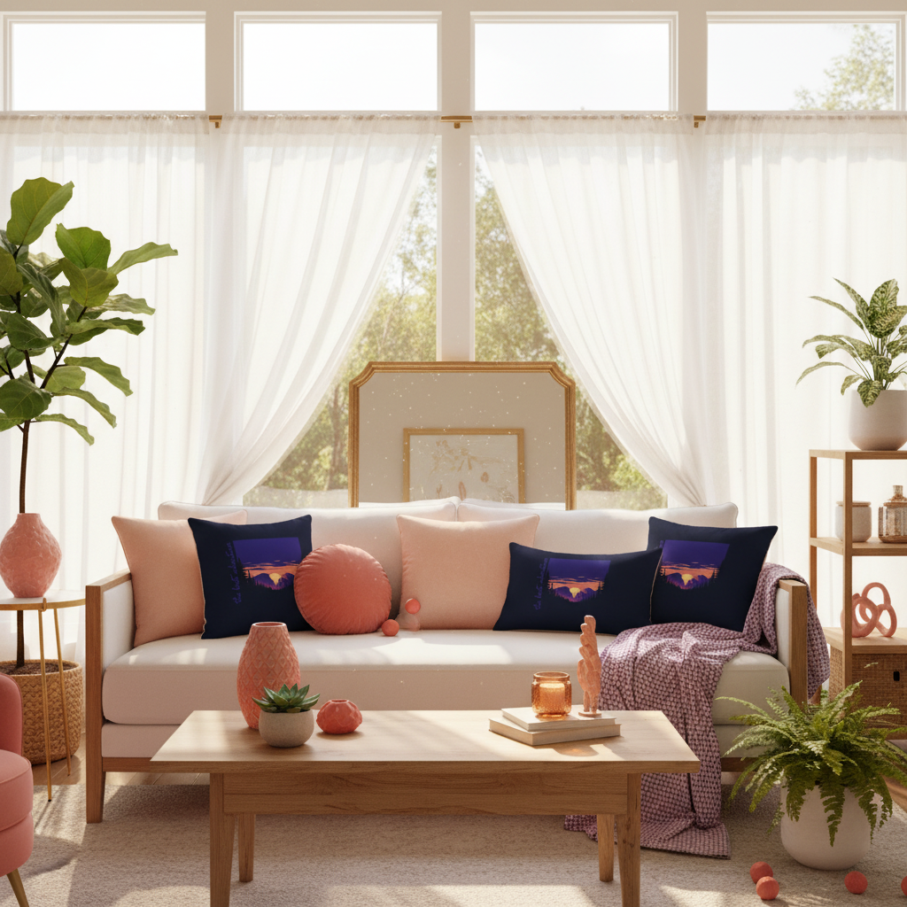 Radiant sunroom with sunset palette