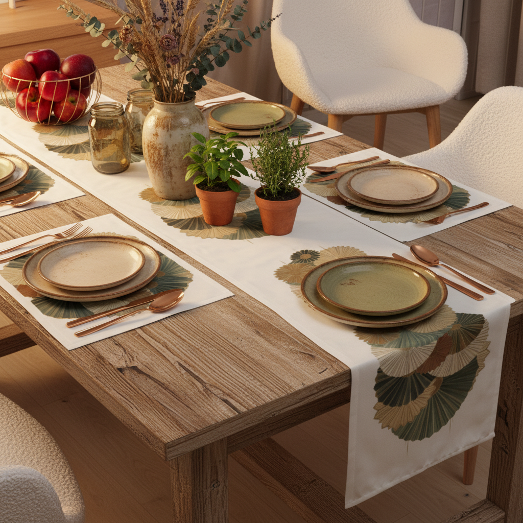 Rustic farmhouse dining table