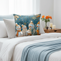 Coussin Bonhomme de Neige - Décoration de Noël festive