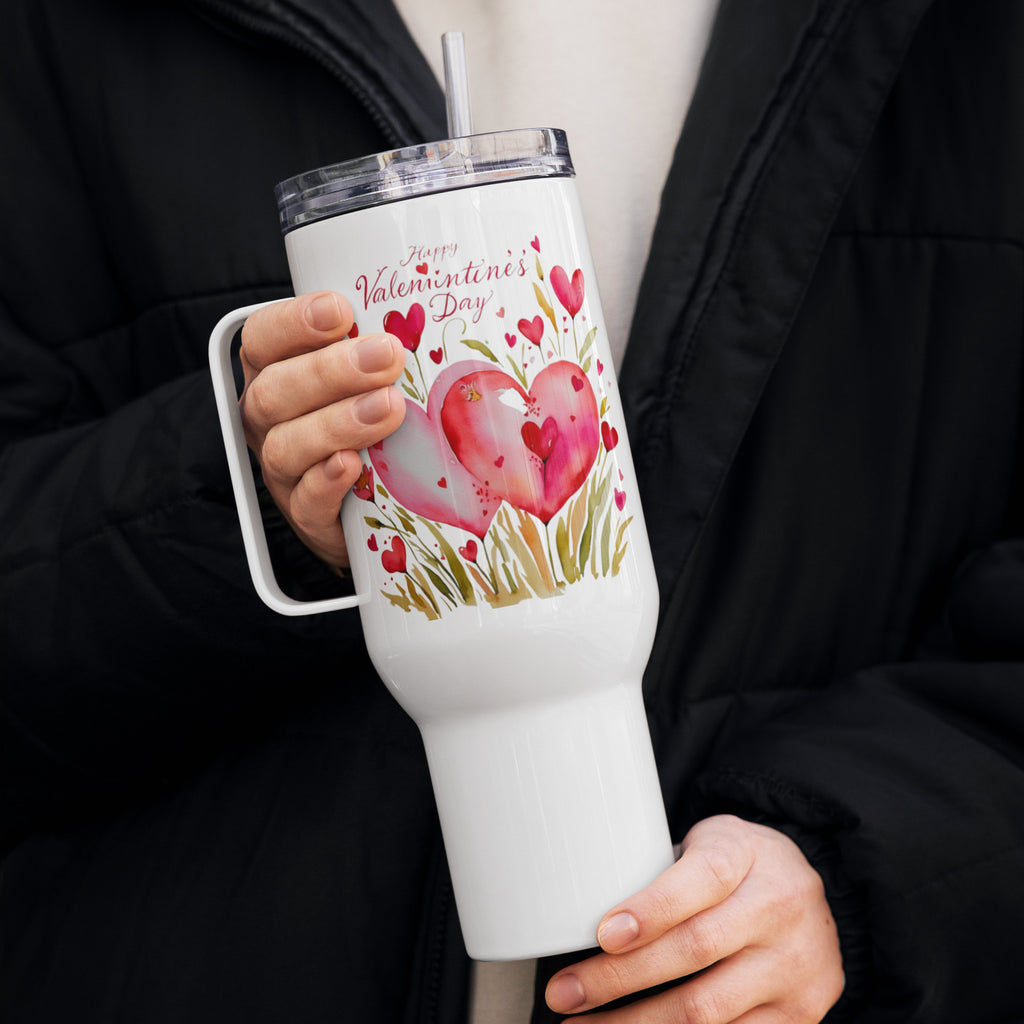 Travel mug with a handle Valentine - 40oz