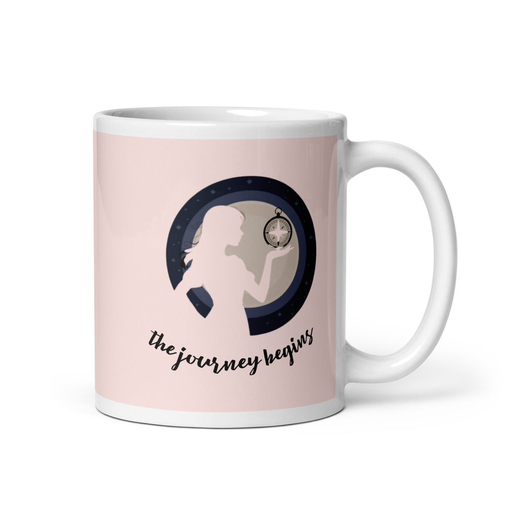 Woman Design White Glossy Mug - Premium Ceramic Coffee Cup