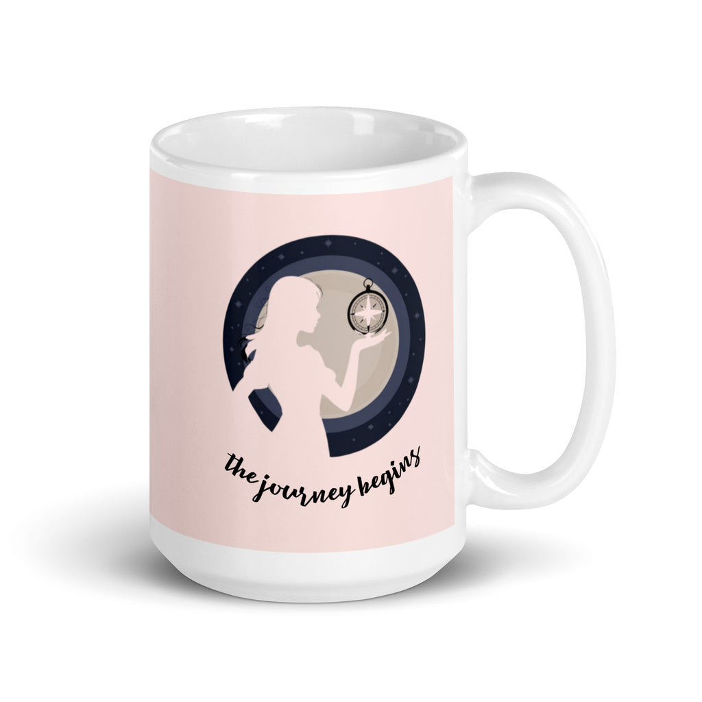 Woman Design White Glossy Mug - Premium Ceramic Coffee Cup