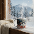 Winter morning with Winter Landscape mug